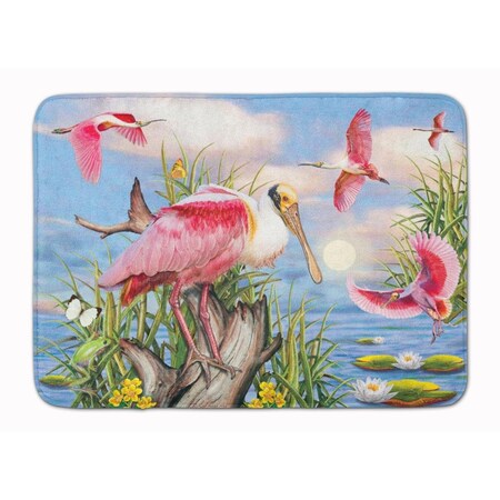 Carolines Treasures 19 x 27 in. Roseate Spoonbill Machine Washable Memory Foam Mat PRS4036RUG